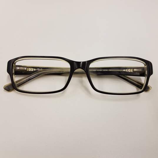 Ray-Ban Slim Black Rectangular Eyeglasses Frame image number 2