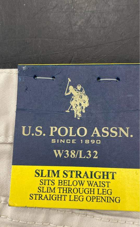 U.S. Polo ASSN. Men's Tan Pants - Size X Large image number 6