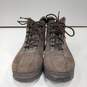 Timberland Men's Brown And Green Leather Hiking Boots Size 10.5 M image number 2