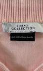 Versace Collection Men's Pink V-Neck Sweater- S image number 3