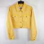 Hollister Women Yellow Jean Jacket L NWT image number 1