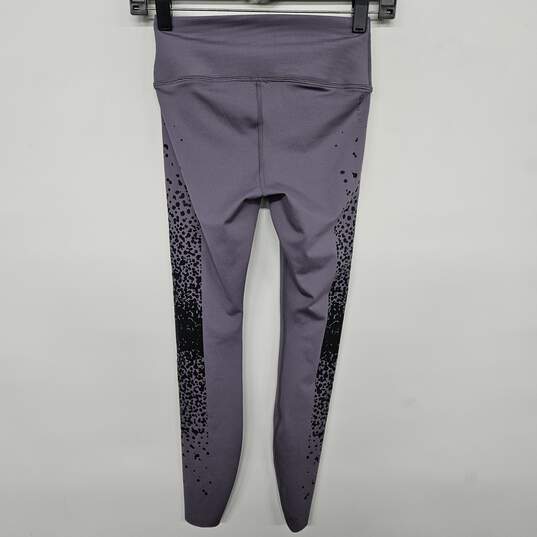 Under Armour HeatGear Purple Yoga Pants image number 2