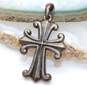 James Avery Sterling Silver Cross Pendant - 7.00g image number 1