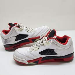 Nike Jordan 5 Retro Low Fire Red Men's Sneakers Size 11