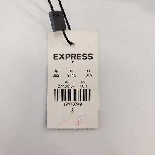 Express Women Black and White Pants 8 NWT image number 6
