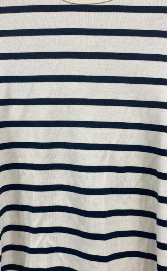 Jean Paul Gaultier Women's Navy Stripe Long Sleeve- S image number 6