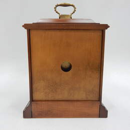 Vintage Howard Miller Graham Bracket Windsor Cherry Finish Wood Mantel Clock 612437 w/ Key alternative image