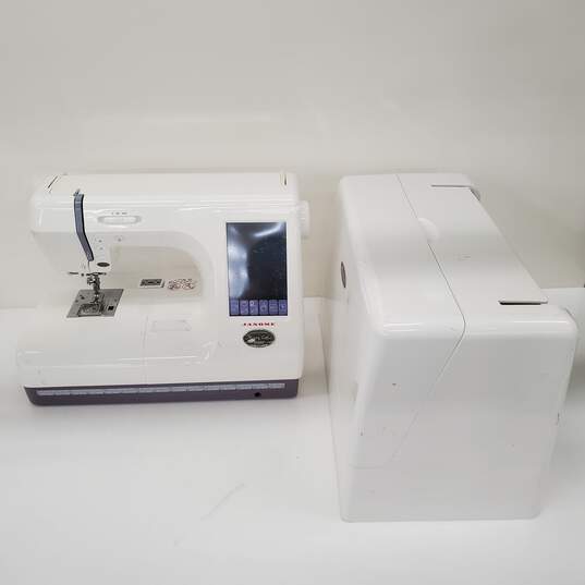 Janome Memory Craft 10000 Sewing Machine w/ Pedal - Untested image number 1