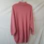 Eloquii Long Pullover Collard Pink Sweater Women's Size 22/24 image number 3