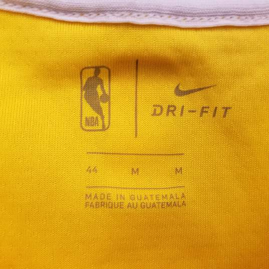 Nike Dri-Fit Men's L.A. Lakers James #6 Gold Jersey Sz. M image number 3