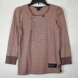 Marc Jacobs Women Brown Long Sleeve T Shirt XS