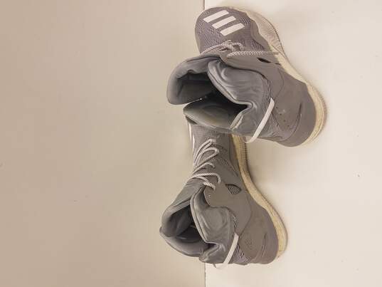 Adidas B38931 D Rose 7 Gray Sneakers Shoes Men's Size 13 image number 4