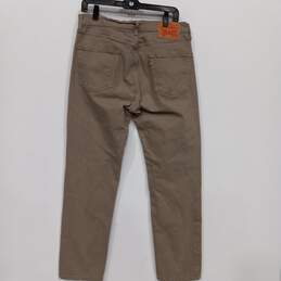 Levi Men's Beige Jeans Size W33 L32 alternative image