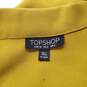 Topshop Women's Yellow Open Front Blazer Size 2 image number 4