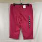 Women's Hot Pink Style & Co. Tummy Control Capri Jeans, Sz. 18 image number 2