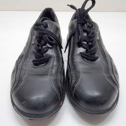 Ecco Men's Black Leather Lace up Casual Shoes Size 43 alternative image