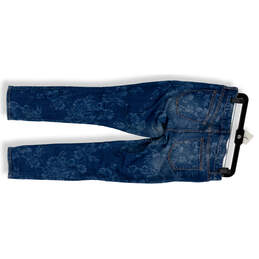 Womens Blue Floral Medium Wash Denim Pockets Always Skinny Jeans Size 27 alternative image