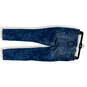 Womens Blue Floral Medium Wash Denim Pockets Always Skinny Jeans Size 27 image number 2