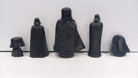 Star Wars Darth Vader Figurines & Bottle Assorted 5pc Lot image number 2