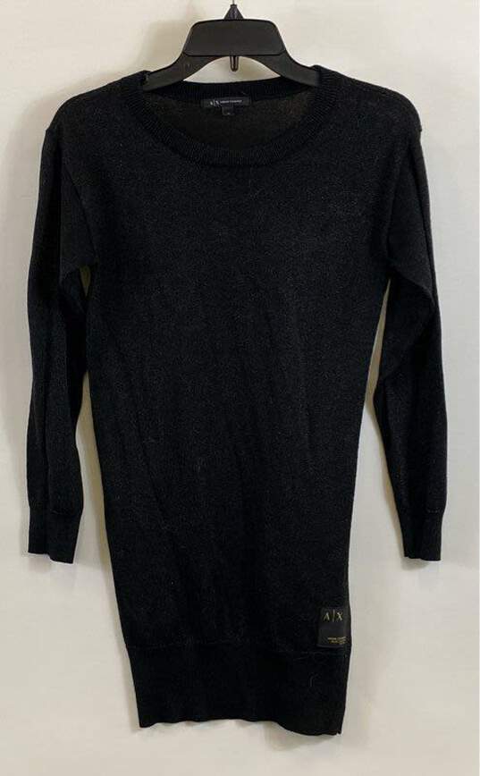 Armani Exchange Women's Black Sparkle Casual Dress - Size X Small image number 1