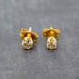 14K Yellow Gold 0.28 CTTW Round Diamond Stud Earrings 0.5g image number 1