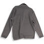 NWT Mens Gray Long Sleeve Mock Neck Quarter Zip Pullover Sweater Size XL image number 2