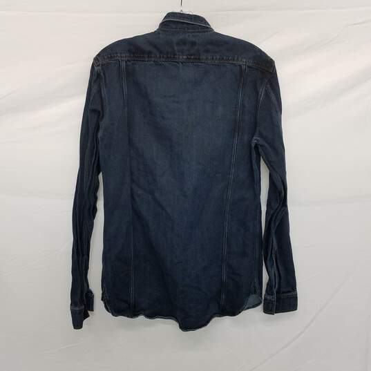AUTHENTICATED Burberry Brit Denim Button Up Light Jacket Size S image number 2