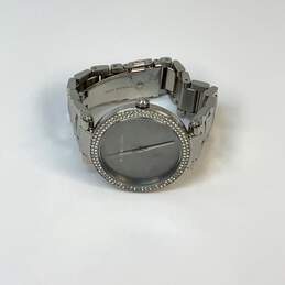 Designer Michael Kors Parker MK-6424 Silver-Tone Rhinestone Round Wristwatch alternative image