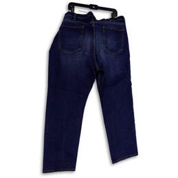 Mens Blue Slim Mince Medium Wash Pockets Denim Straight Leg Jeans Sz 42X29 alternative image