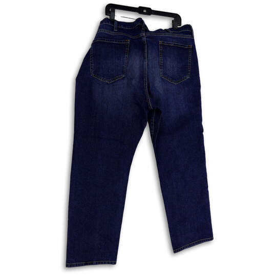 Mens Blue Slim Mince Medium Wash Pockets Denim Straight Leg Jeans Sz 42X29 image number 2