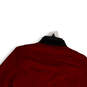 Womens Red Regular Fit Long Sleeve Full-Zip Bomber Jacket Size XS image number 4