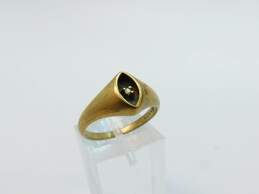Vintage 10k Yellow Gold Diamond Accent Ring 2.5g
