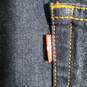 Boys 511 Slim Fit Dark Wash Denim 5 Pocket Design Straight Leg Jeans Size 28X28 image number 3