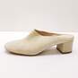 Everlane Italy The Day Mule Suede Block Heel Shoes Size 8 B image number 2