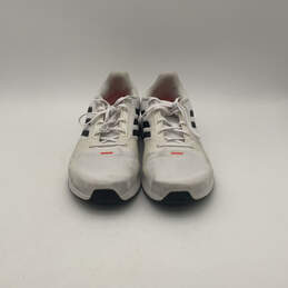 Mens Run Falcon 2.0 G58098 White Round Toe Lace-Up Sneaker Shoes Size 11