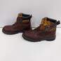 CAT Caterpillar Inc Men's 60518 Brown Leather Steel Toe Work Boots Size 9M image number 3