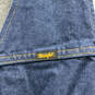 NWT Mens Blue Denim Pockets Collarless Button-Front Tuxedo Suit Vest Size S image number 3