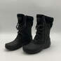 Womens Shellista II NF00CVX2 Black Round Toe Lace Up Snow Boots Size 8 image number 4