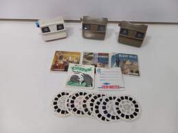 Vintage Bundle of Three View Masters with Assorted Slides