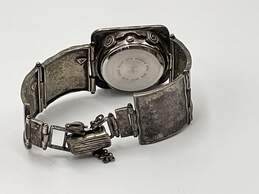 Silpada Womens Designs Hammered Sterling Silver Bracelet Wristwatch 57.3 g alternative image