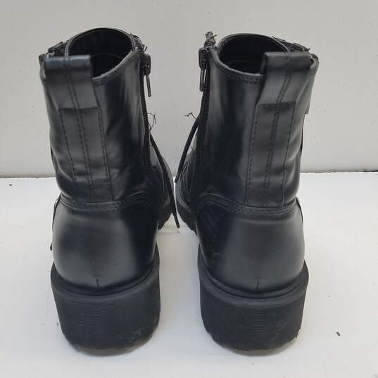 Guess Logo Ankle Combat Boots Black 10.5 image number 2