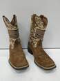 Ariat Camouflage American Flag Cowboy Boots Size 8D image number 1