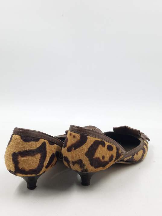 Authentic Valentino Garavani Leopard Kitten Heels W 9 image number 4