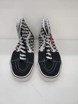 Vans Men's x David Bowie Sk8-Hi Black Trainers shoes Size-10.5 used