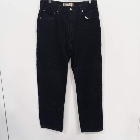 Levis 550 Men's Denim Black Jeans Sz 33x32 image number 1