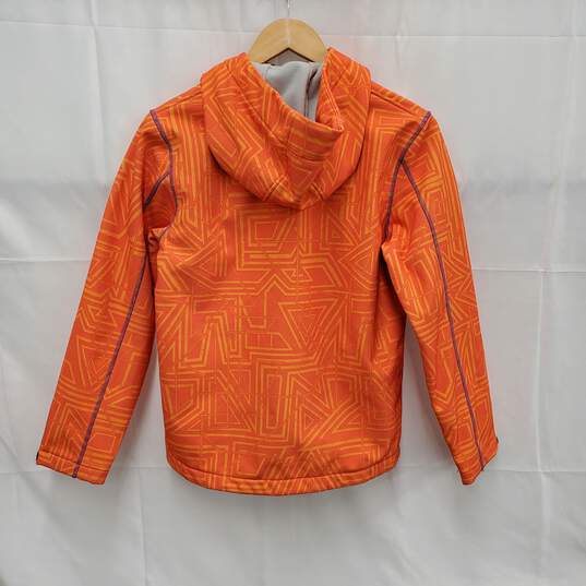 Pulse Girls Youth Orange Sherpa Hooded Jacket Size L 16-18 image number 2
