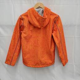 Pulse Girls Youth Orange Sherpa Hooded Jacket Size L 16-18 alternative image