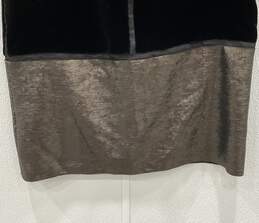 Diane Von Furstenberg Black Velvet W/ Sequins Dress alternative image