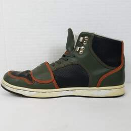 Creative Recreation Shoes  Men's  High Top Sneaker Men's Size 10  Color Green Black Tan  Multicolor alternative image