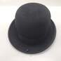 Vintage The Stetson Special Black Felt Bowler Hat Size 1/4 image number 2